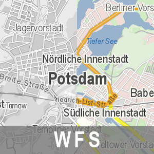 WFS ATKIS Digitales Basislandschaftsmodell AAA-Modell-basiert Brandenburg